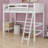 Solid Wood Loft Bed With Ladder-272117116