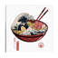 Great Ramen Wave - Wrapped Canvas Print-139574409