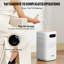 Humidificateur par évaporation Tieron 5L (1,32G) pour purificateur d'air de 538,2 pieds carrés