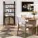 Boho 3-Shelf Bookshelf Cabinet With Rattan Doors