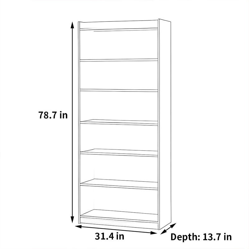 Beautiful and durable bookcase, Brown