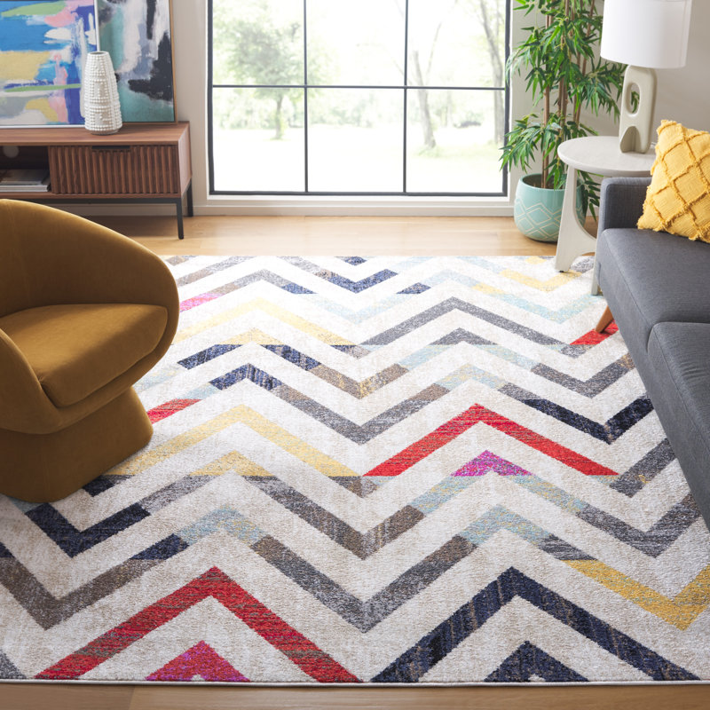 Adirondack Performance Chevron Rug, Rectangle 8' x 10'