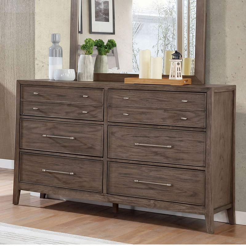 Commode double à 6 tiroirs Kadeidra