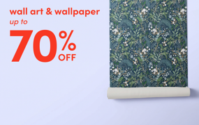 wall art & wallpaper clearance