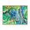 «Blue and Green Abstract Abstract Art II», reproduction sur toile