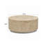 Table basse ronde de 28 po à grain de bois rond, léger et résistant au feu-133596533