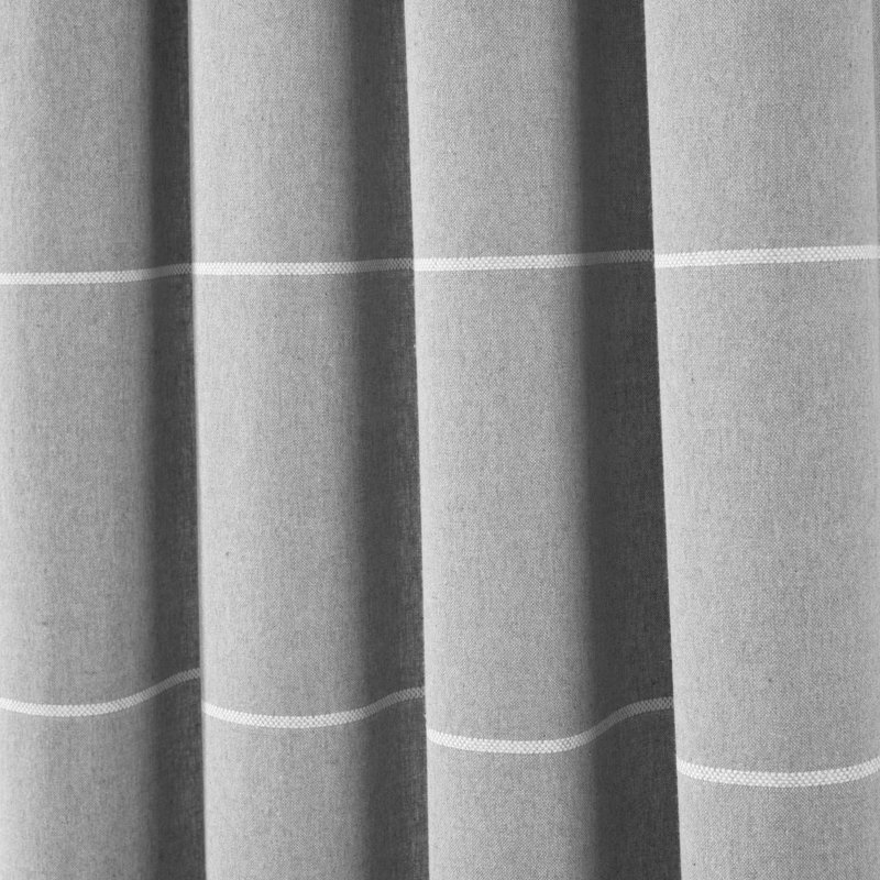 Semi Sheer Pair, Light Gray, 42" W x 84" L