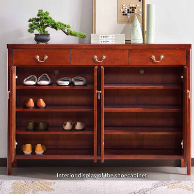 New Chinese style large capacity shoe cabinet