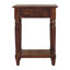 Table d'appoint 1 tiroir Turned Legs Chestnut