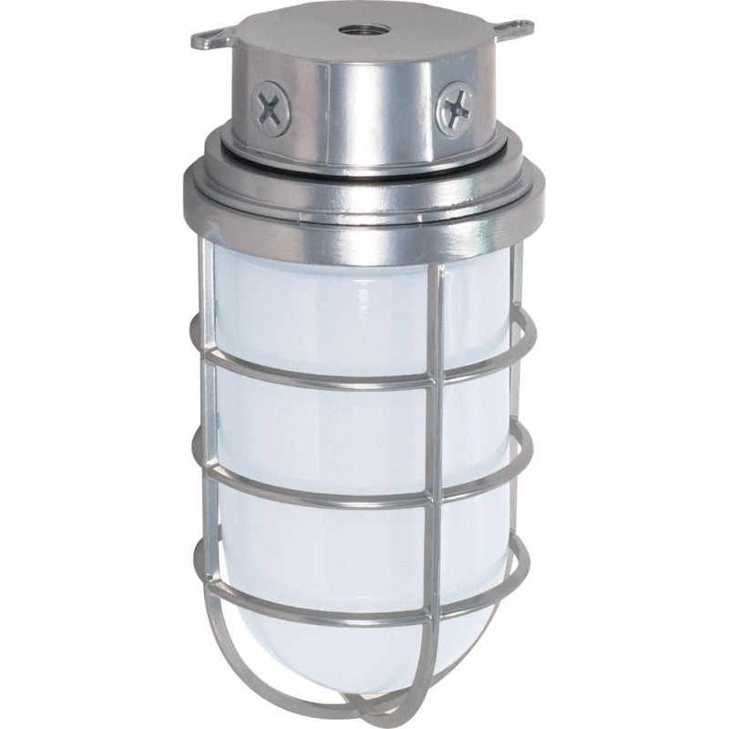 Luminaire de cloison d'extérieur Edgewood, 9,38" H x 4,25" lx 4,5" d, Argent métallique