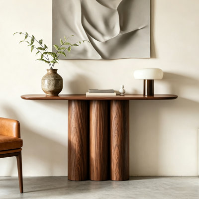 Mid-Century Console   Table