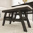 6-Piece Farmhouse Dining Table Set With Bench-1728115879