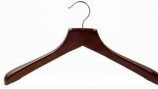 Cintre profilé en bois de luxe pour robe / chandail / chandail