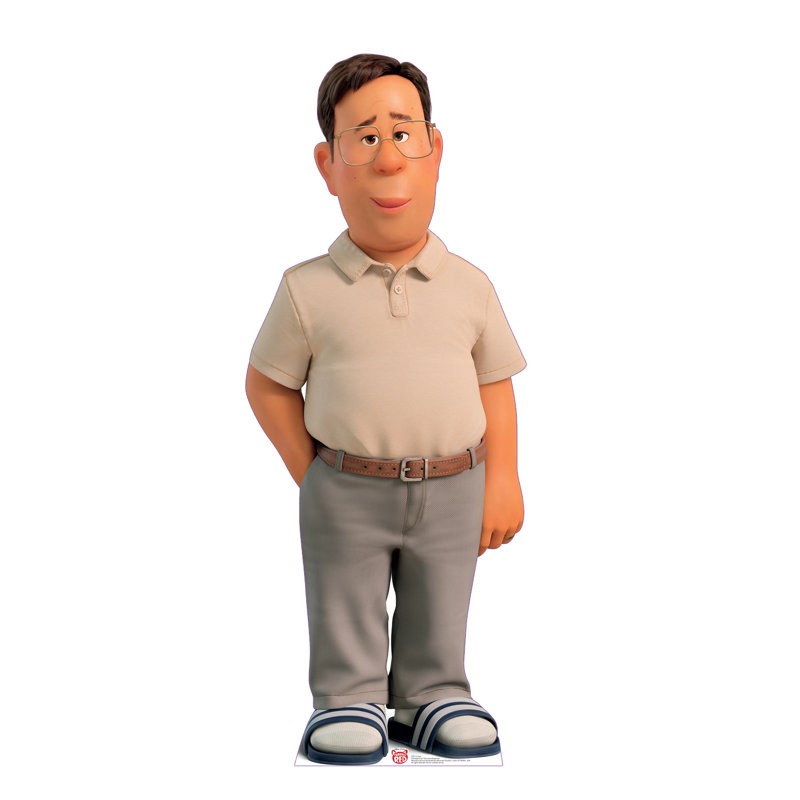 Présentoir en carton de jin Lee (Disney / Pixar tournant au rouge)