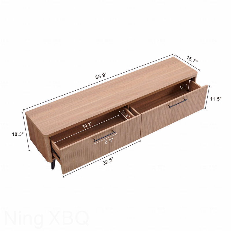 TV Stand In Maple, Maple