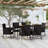 Patio Dining Set Rectangular Table-750754299-789165467-805251145