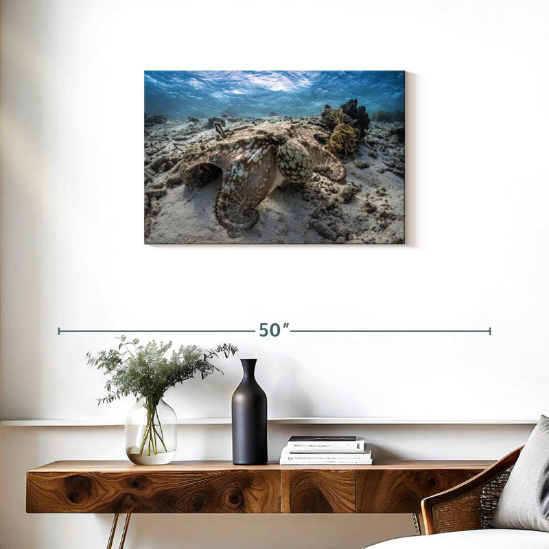 Brampt Stealthy Octopus, 20" H x 30" W