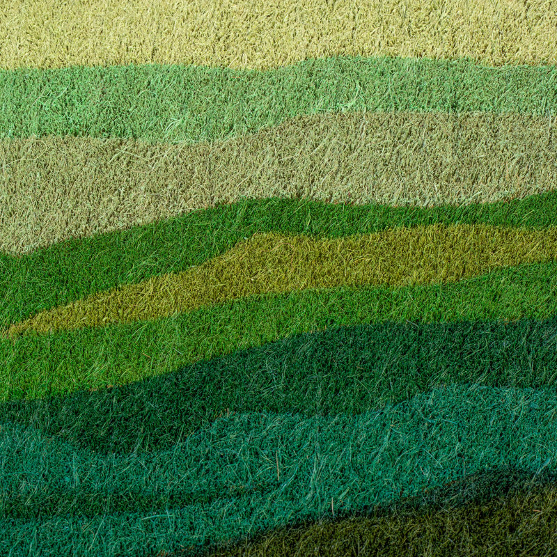 Paillasson Teshika Shades of Dawn, Shades of Meadow - Vert, 18" x 30" - Thick