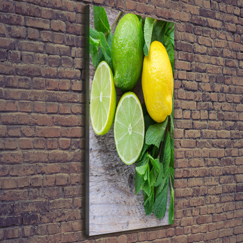 Limes And Lemon - Wrapped Canvas Print