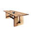 Bureau en bois massif, bureau à domicile rectangulaire-1583337763