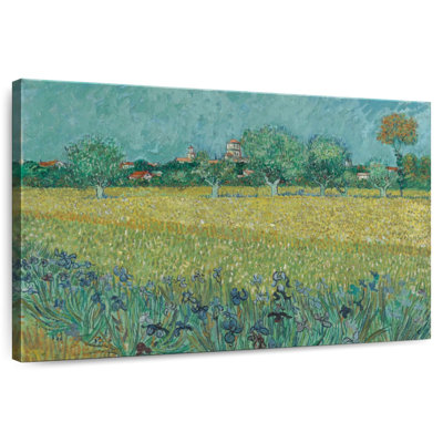 Alvord Field With Flowers Near Arles