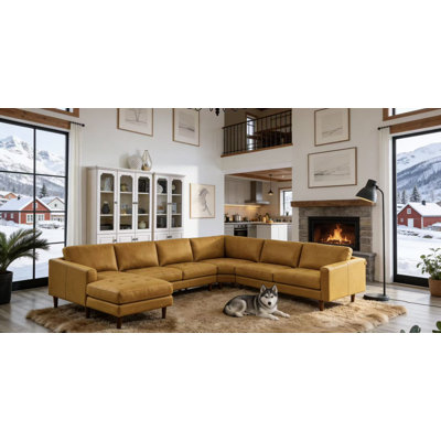 Atsumi Upholstered U-Shaped Sectional