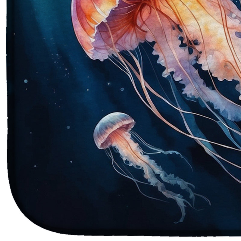 Tapis de séchage Deep Jellyfish