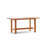 Burlywood Rectangular Solid Wood Dining Table-108929080