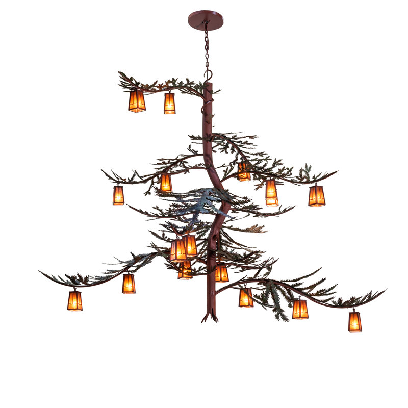 Aubra 18 - Light Dimmable Geometric Chandelier