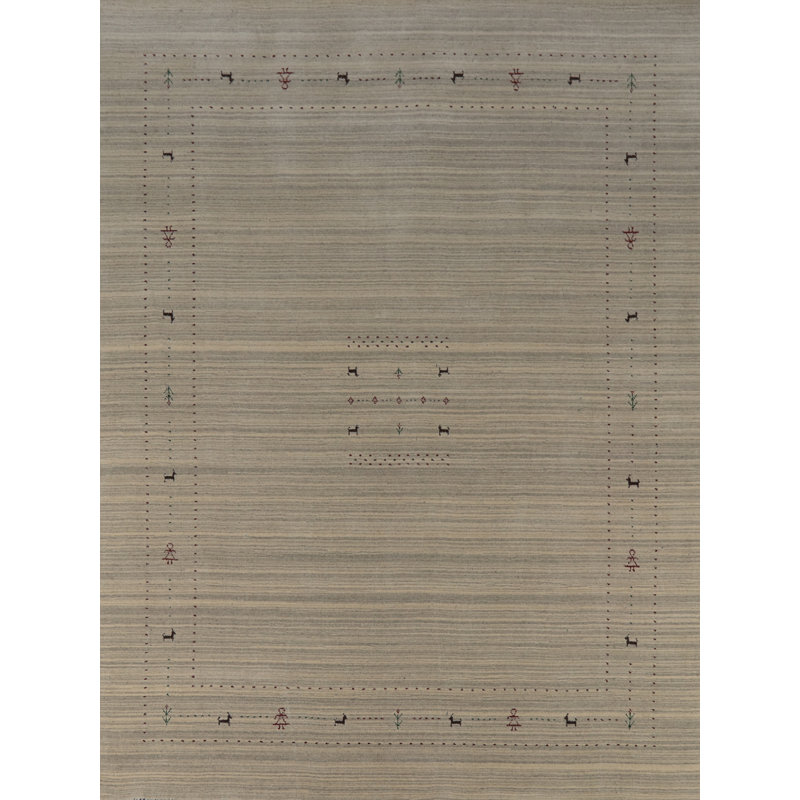 Handmade Wool Gabbeh Indian Area Rug 8x10