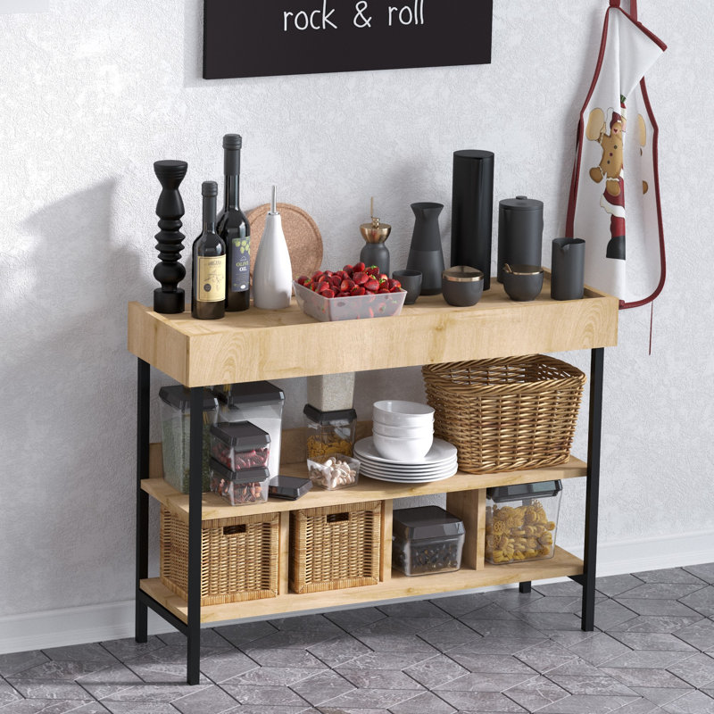 Swarttz 103 cm W Steel Shelving Unit