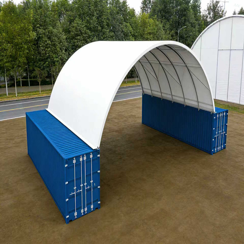 Remise d'entrepôt de tente bâche 40Ftx40ft à cadre unique (excluant les contenants)
