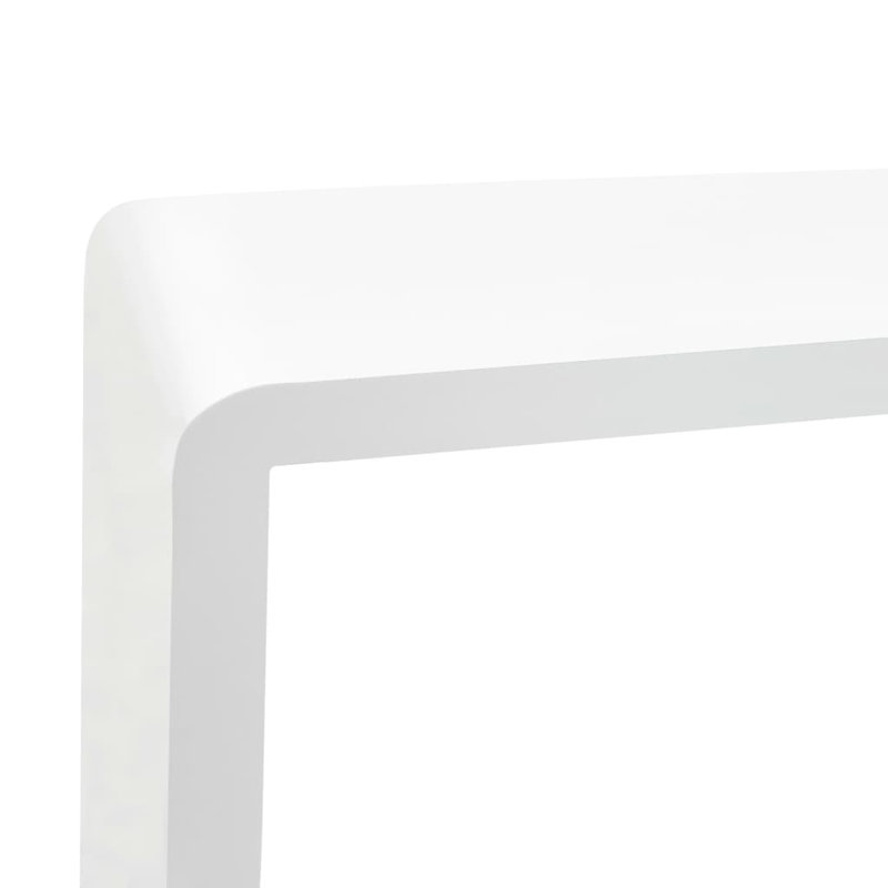 Arsula 3 Piece Wall Shelf Set, 30cm H x 30cm W x 10cm D, White