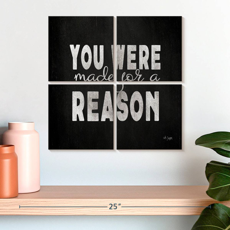 Made For A Reason, 18" H x 18" W