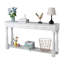 Console Table For Entryway Wood Sofa Table With Storage Drawers And Bottom Shelf For Hallway Living Room
