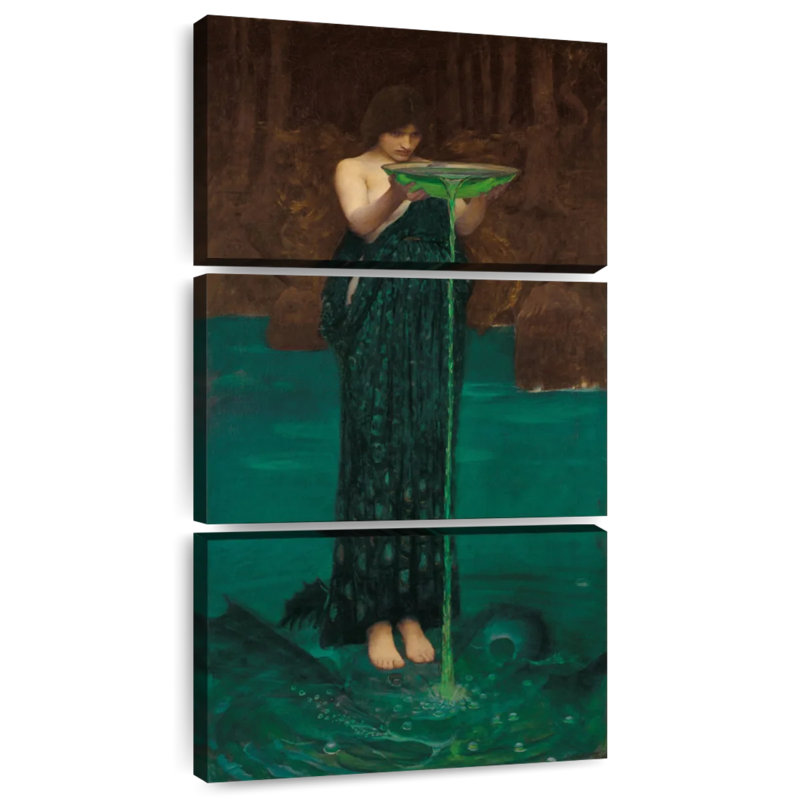 Circe Invidiosa, H 27 po x l 12 po