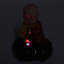 Petit moine Figurine USB chargeant 6 chants de musique à DEL Statue de Bouddha chinois ornement de voiture