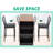 Paunka 2 - Person Four Leg Dining Set