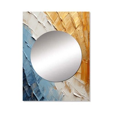 Pickel Minimalism Chasing Rainbows - Rainbow Decorative Wall Mirror, Traditional Mirror, Printed Metal Art
