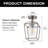 Navicky Semi Flush Mount Ceiling lighting Fixture