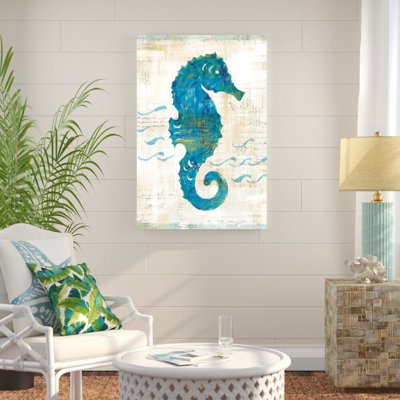 " On The Waves III " by Sue Schlabach Painting Print