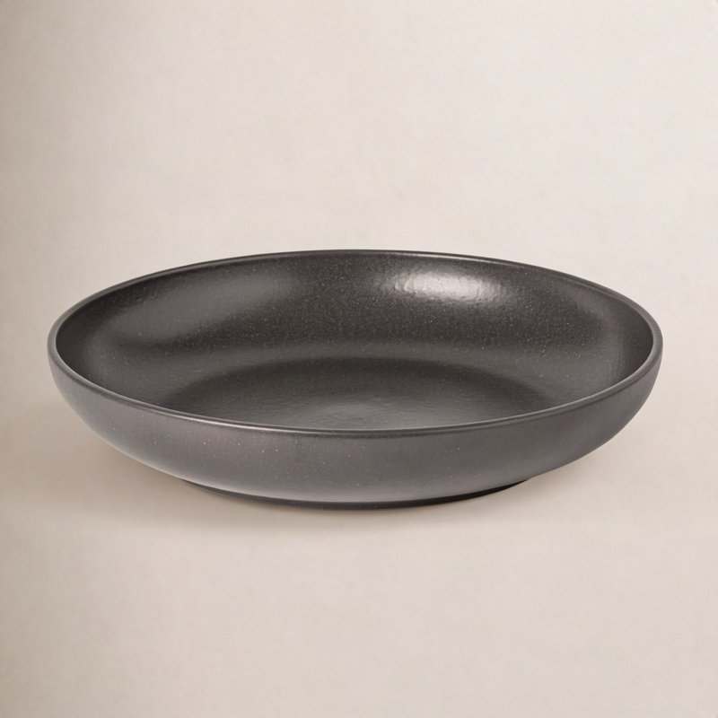 Casafina Pacifica Stoneware Serving Bowl, Seed Gray