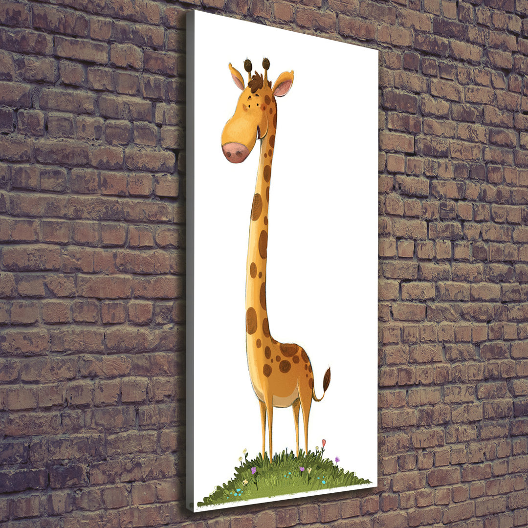 Giraffe - Kunstdrucke auf Segeltuch