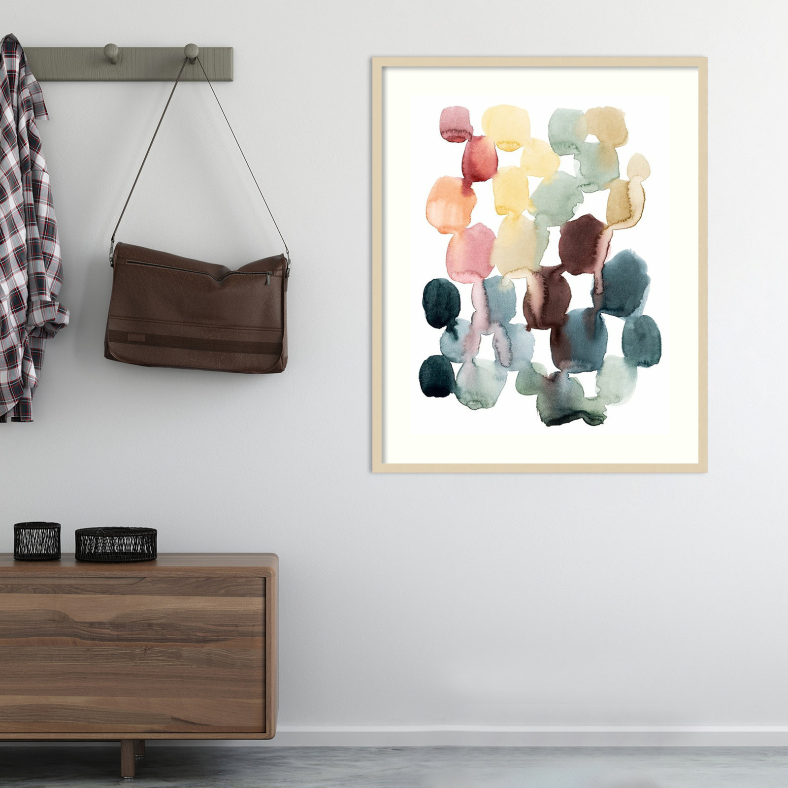 Desert Stones II Print by Grace Popp, Natural Framed Paper, 41" H x 33" W