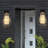 2 Pack Outdoor Waterproof Transparent Led Crystal Wall Lamp Supports Multiple Types Of Light Bulbs (no Bulds Included)