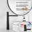 9316H-Black Single Handle Bathroom Vessel Sink Faucet With Drain Assembly