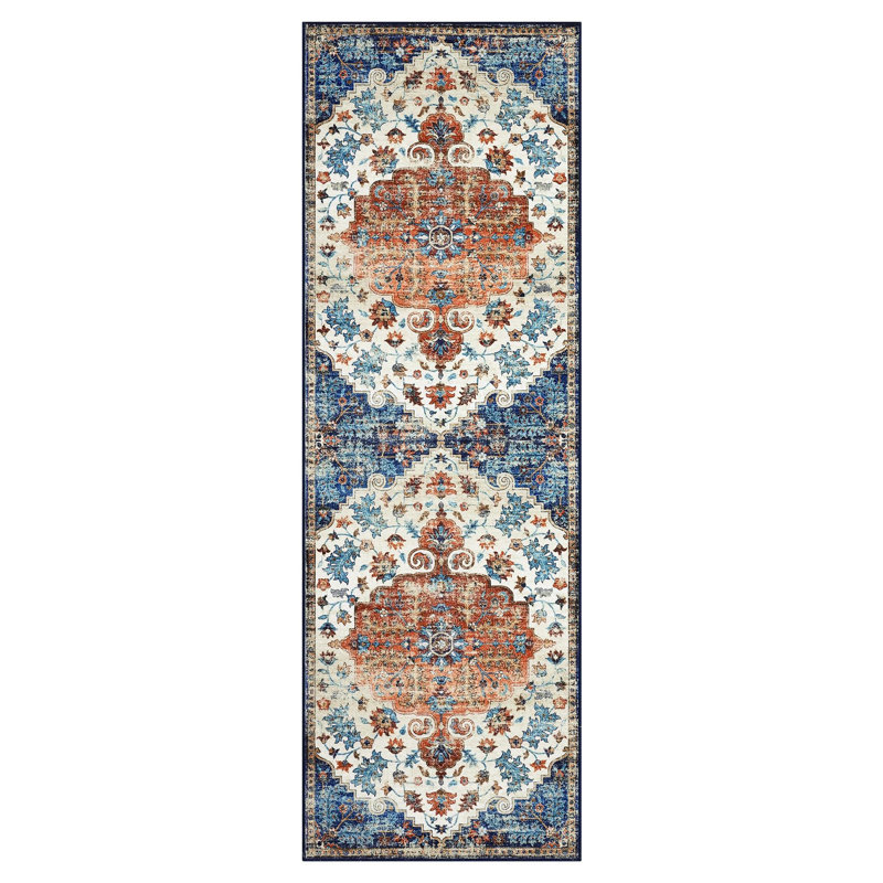 Abstract Machine Printed Area Rug, Rectangle 120 x 170 cm