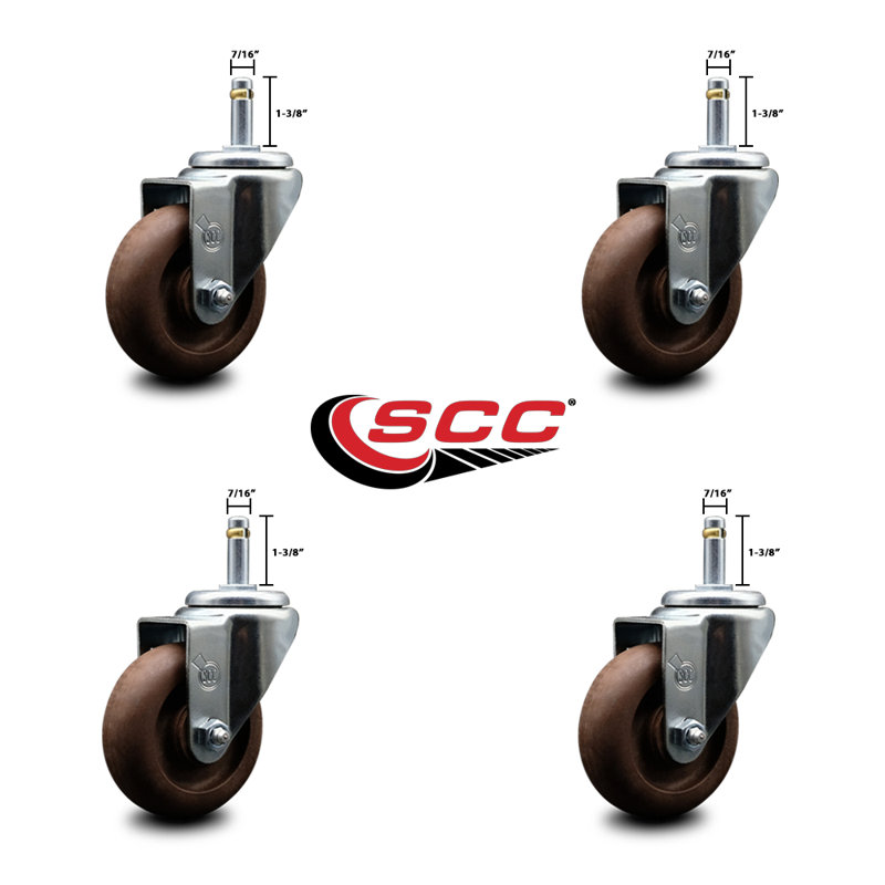 Grip Ring Stem Caster Set