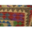 Tapis de la zone en laine de couloir 3 pi 2 po x 6 pi 6 po one-of-kind à la main noué la Lorain