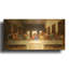 «The_Last_Supper _-_ Leonardo_Da_Vinc_COLOR CORRECTÉ» par Leonardo Da Vinci, art mural en métal doré, 24 po x 12 po-75744456